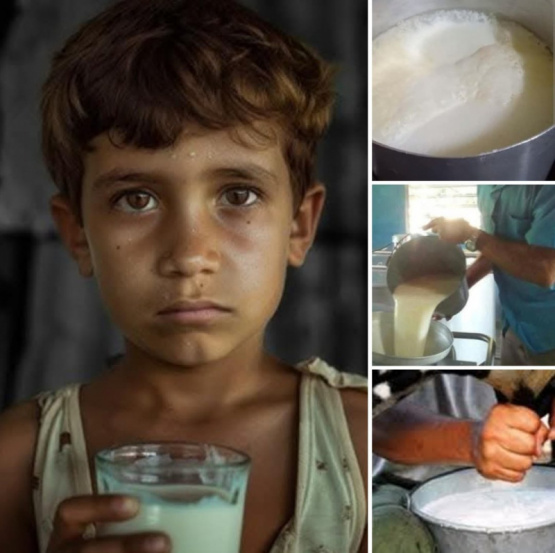 Medio Litro de Leche para los niños en Cuba.