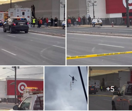 Camión se estrelló ayer contra una tienda Target en New Jersey.