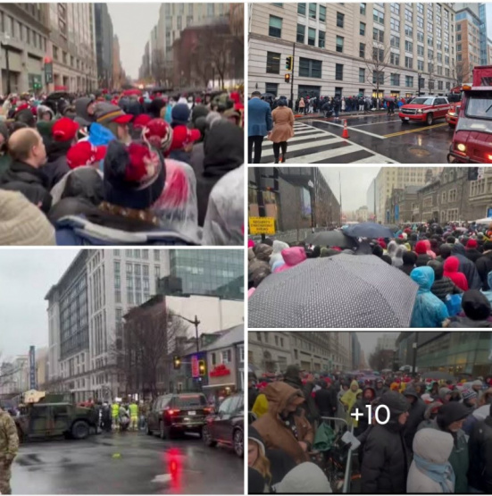 Miles de Estadounidenses se reúnen en el Rally de la Victoria en Washington DC.